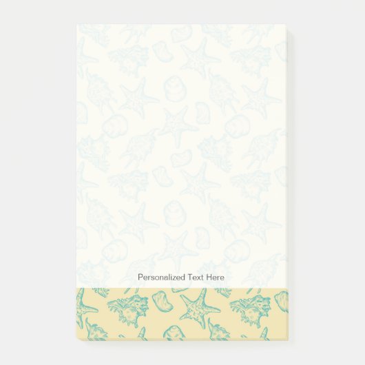 シェルの背景。手描き2 ポストイット (正面)