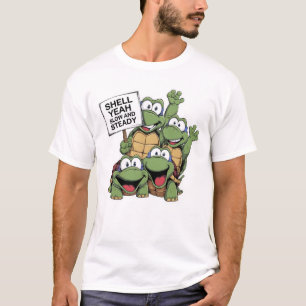 シェルはい遅く安定 Tシャツ