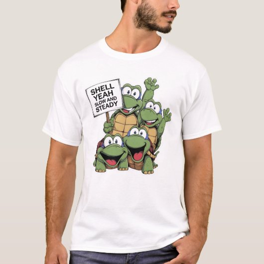 シェルはい遅く安定 Tシャツ (正面)