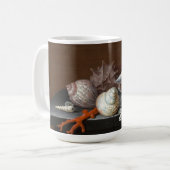 シェルを使用した静止寿命 | ヨハンヤコブディエッチュ コーヒーマグカップ (正面左)