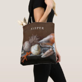 シェルを使用した静止寿命 | ヨハンヤコブディエッチュ トートバッグ (クローズアップ)