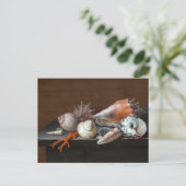 シェルを使用した静止寿命 | ヨハンヤコブディエッチュ ポストカード (スタンド正面)