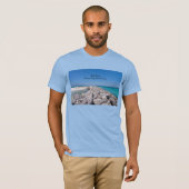シェルアイランドの中央の防波堤 Men's T-Shirt Tシャツ (正面フル)