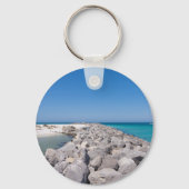 シェルアイランドジェティキーチェーンの中央 キーホルダー (裏面)