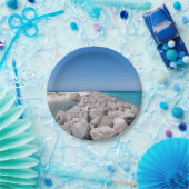 シェルアイランドジェティ紙プレート ペーパープレート (パーティー)