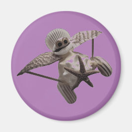 シェルアート飛行機 マグネット