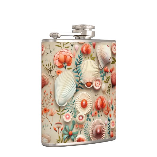 シェルアート フラスク (右)