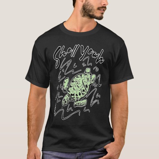 シェルイシーウミガメ Tシャツ (正面)