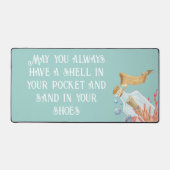 シェルインザポケットビーチテーマ デスクマット (正面)