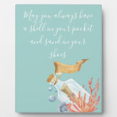 シェルインザポケットビーチテーマ フォトプラーク (正面)