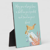 シェルインザポケットビーチテーマ フォトプラーク (側面)