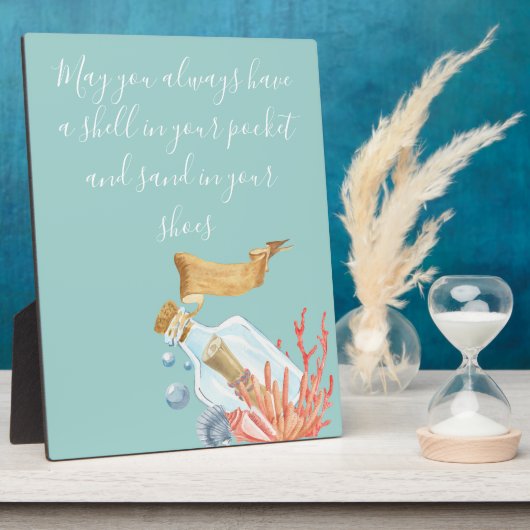 シェルインザポケットビーチテーマ フォトプラーク (側面)