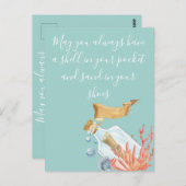 シェルインザポケットビーチテーマ ポストカード (正面/裏面)