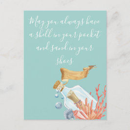 シェルインザポケットビーチテーマ ポストカード