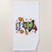 シェルウィッチカメ ビーチタオル (正面)