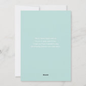 シェルウォーターのカラーハッピーバースデー シーズンカード (裏面)