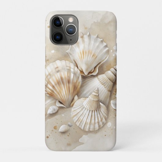 シェルウォーターカラーコーストデザイン Case-Mate iPhoneケース (裏)