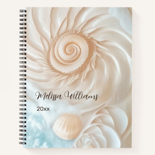 シェルエレガントおよび海水 ノートブック (正面)