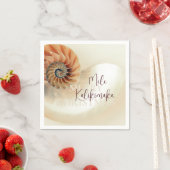 シェルエレガントハワイアンクリスマス スタンダードカクテルナプキン (インサイチュ)