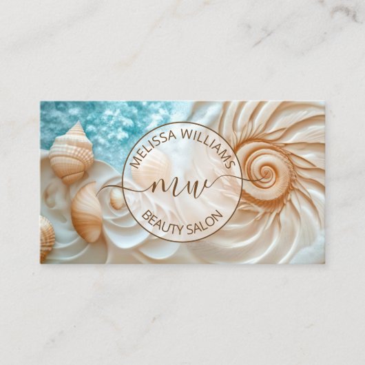 シェルエレガントロゴ 名刺 (正面)