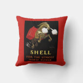 シェルオイルを持つ機械馬 クッション (裏面)