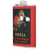 シェルオイルを持つ機械馬 フラスク (左)