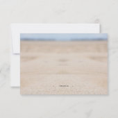 シェルオンザビーチセーブ・ザ・デート案内 招待状 (裏面)