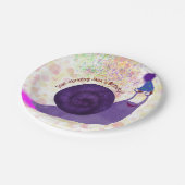 シェルカタツムリ紙プレート ペーパープレート (アングル)