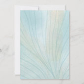 シェルカラフル鮮やか海誕生日招待状 招待状 (裏面)