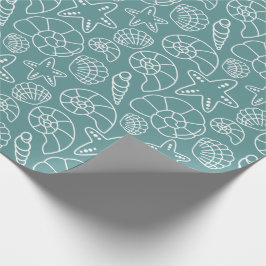 シェルクリスマス ラッピングペーパー