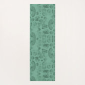 シェルグリーンマーレコレクション ヨガマット (裏面)