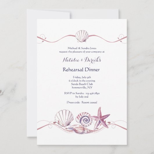 シェルコレクション招待状 招待状 (正面)