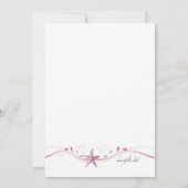 シェルコレクション招待状 招待状 (裏面)