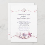 シェルコレクション招待状 招待状 (正面/裏面)