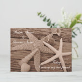 シェルコレクション結婚式招待状 招待状 (スタンド正面)