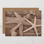 シェルコレクション結婚式招待状 招待状 (正面/裏面)