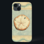 シェルコレクター iPhone 13ケース<br><div class="desc">ミーガン・メイガーは彼女のアート作品シンプルで知られている。この画像は、海岸の宝物のシンプルさ、フレームの中シンプルのの海航海の岸の縁どを捉える。メイガーのイメージのティール（緑がかった色）の背景は、これらの宝物をコントラストする。今日のZazzle製素晴らし品でこのアートプリントを取得する。</div>