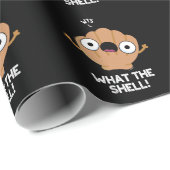 シェルシーおもしろいシェルプンダークブルーグ ラッピングペーパー (ロールコーナー)