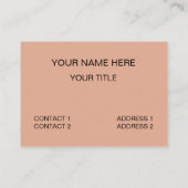 シェルシーサイドインテリア 貝殻 ハードアウトサイド ソフトインサイド 名刺 (裏面)