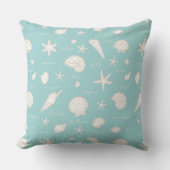 シェルスタフィッシュサンおもしろい文字ホワイトアイボリーID918 クッション (正面)