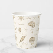 シェルスタフィッシュサンおもしろい文字砂岩ID918 紙コップ (裏面)