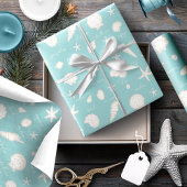 シェルスターフィッシュサンおもしろい文字アイボリーID918 ラッピングペーパー