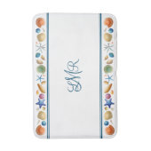 シェルストライプとバスマット バスマット (正面縦)