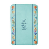 シェルストライプとバスマット バスマット (正面縦)