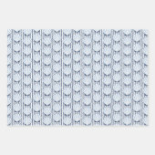 シェルストライプエレガンス！ ラッピングペーパーシート (正面)