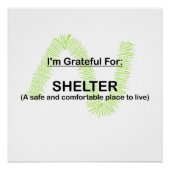 シェルターに感謝 ポスター (正面)