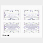 シェルターに！カード 長方形シール (シート)