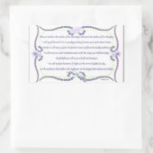 シェルターに！カード 長方形シール (バッグ)