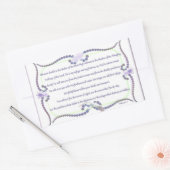 シェルターに！カード 長方形シール (封筒)