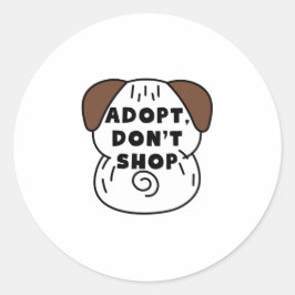 シェルターのペットの日を取る | 救助認識度シール ラウンドシール